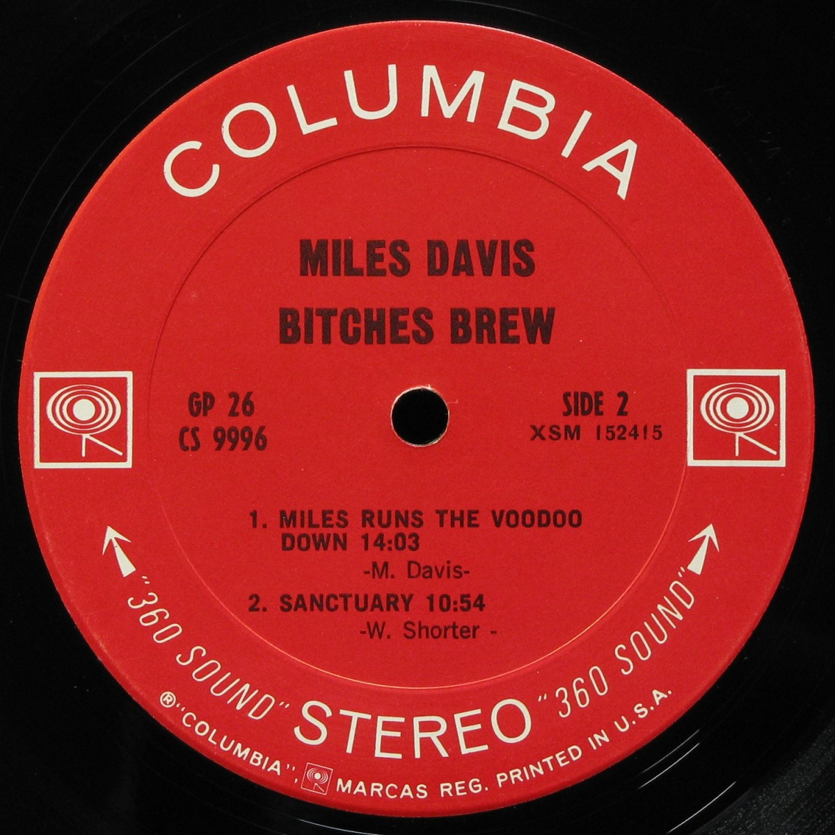 LP Miles Davis — Bitches Brew (2LP) фото 8