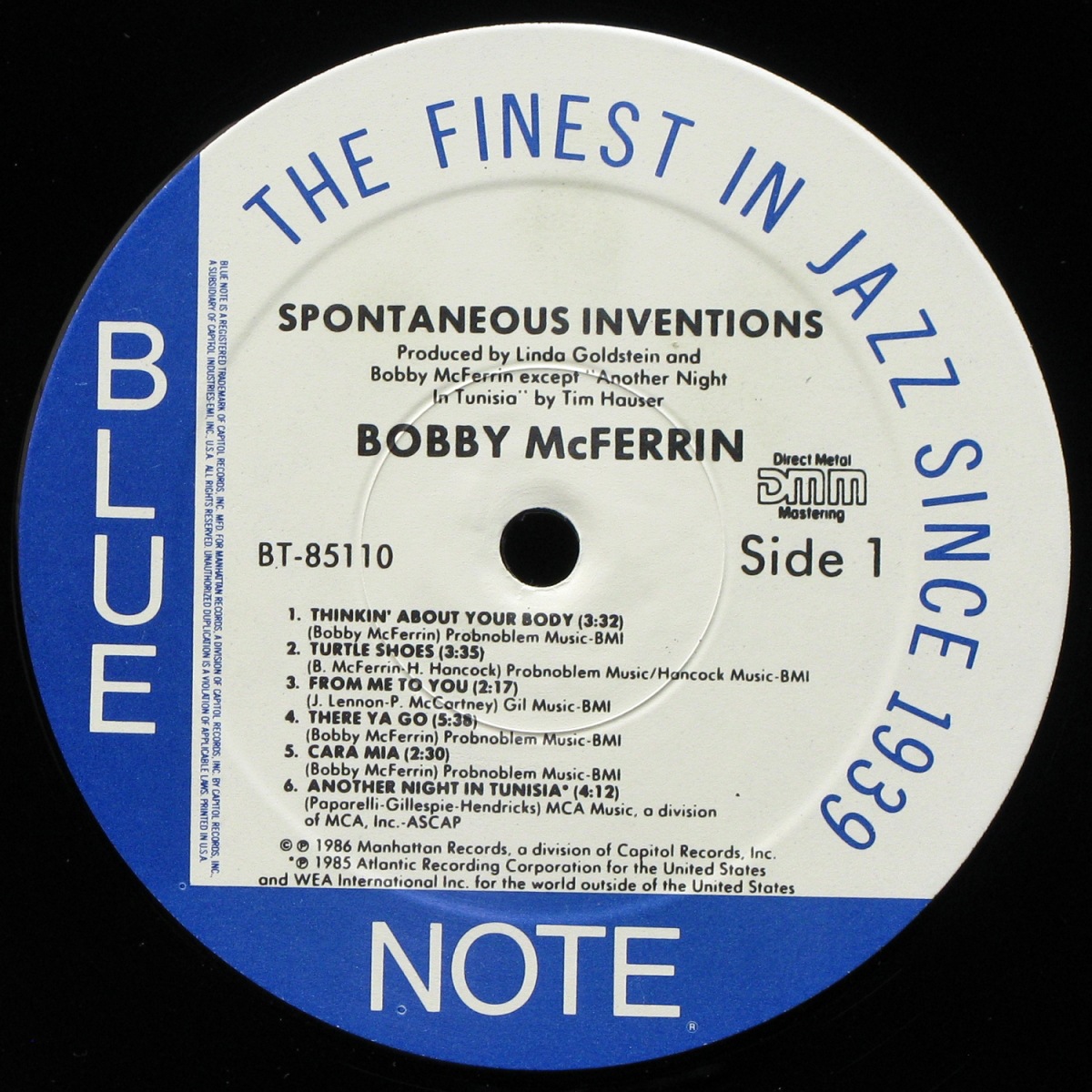 LP Bobby McFerrin — Spontaneous Inventions фото 3