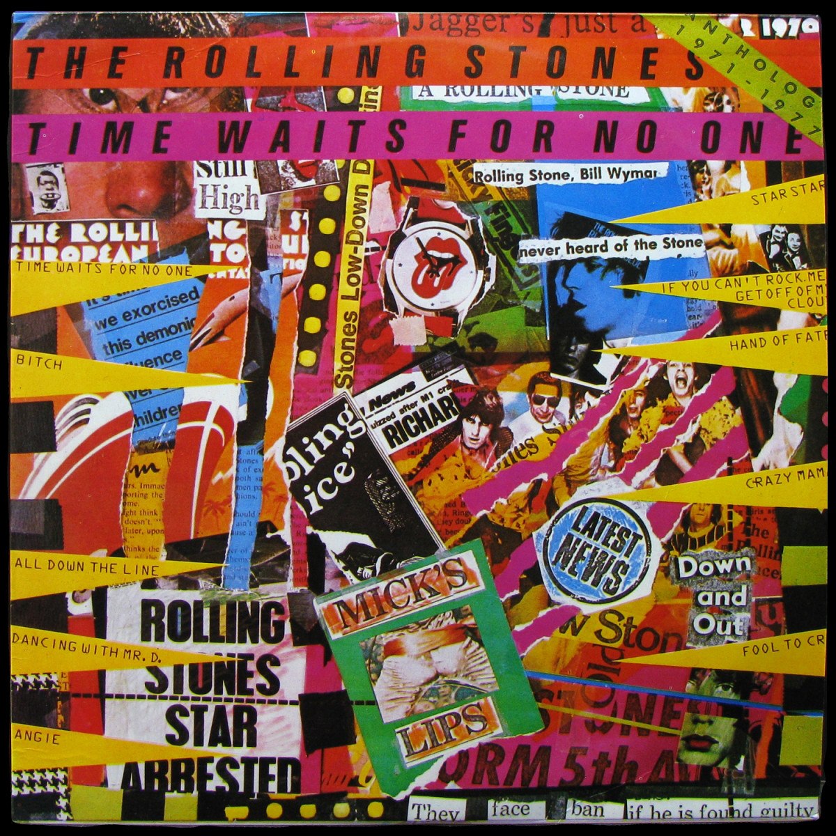 LP Rolling Stones — Time Waits For No One (Anthology 1971-1977) фото