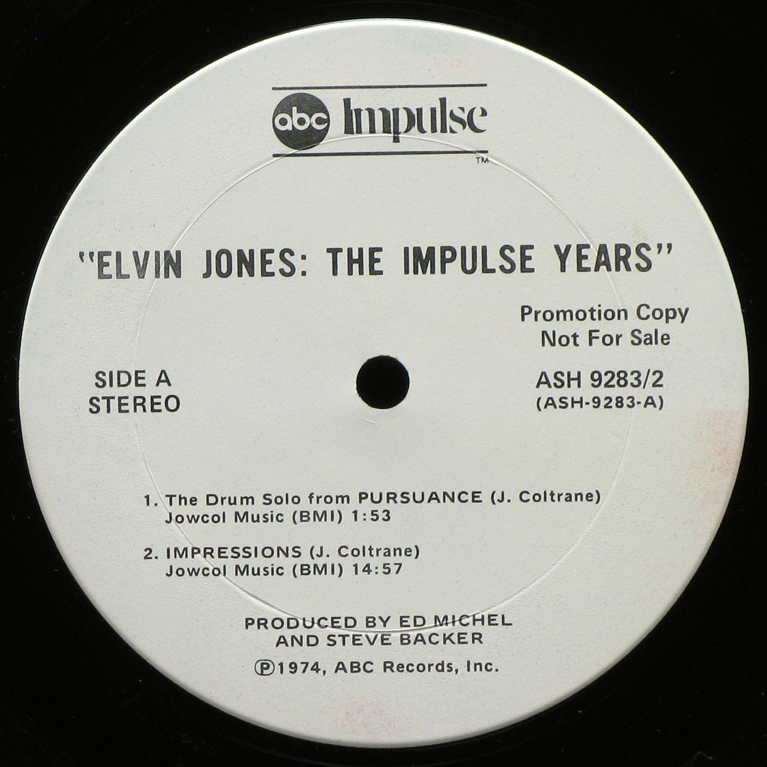 LP Elvin Jones — Impulse Years (2LP,  promo) фото 2