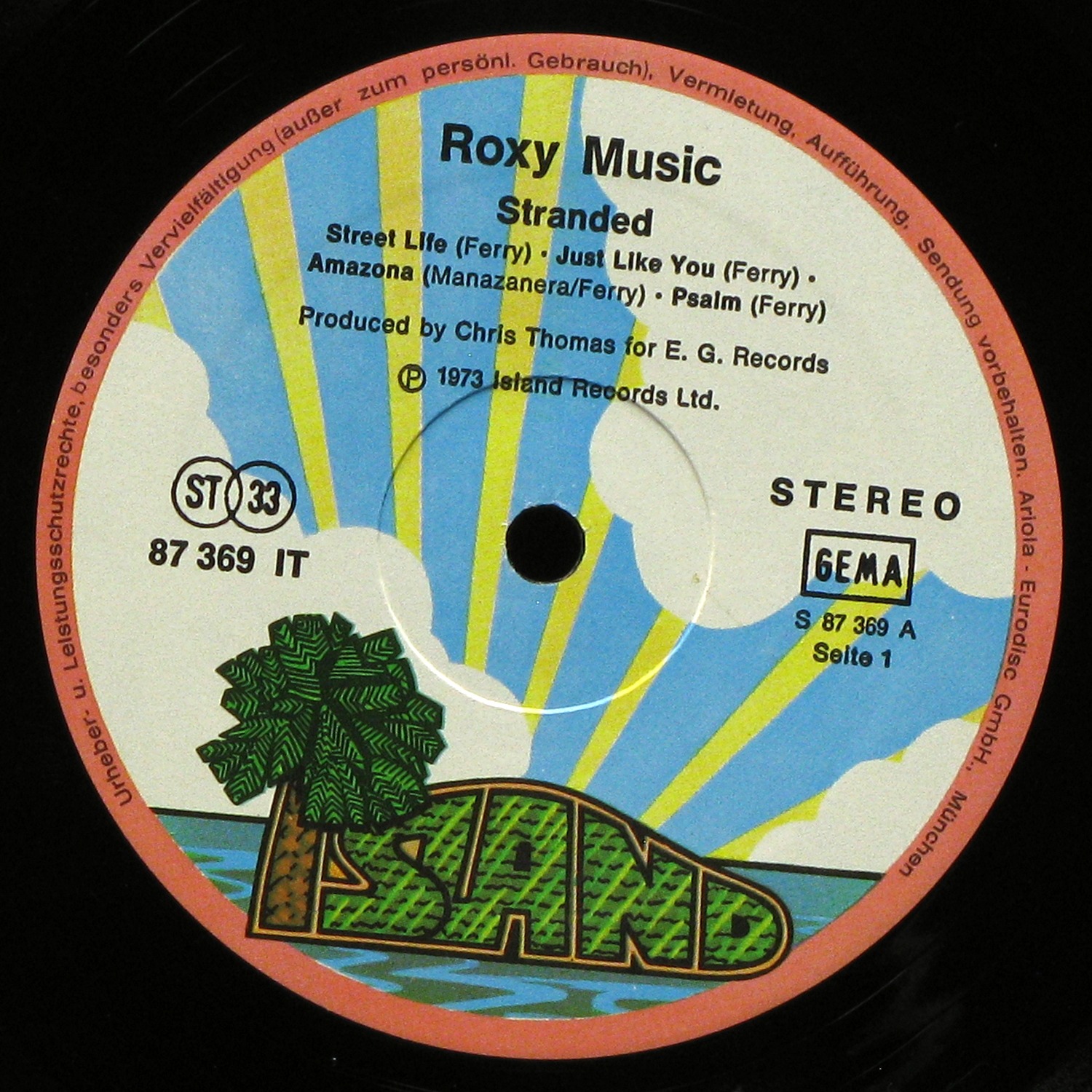 LP Roxy Music — Stranded фото 3