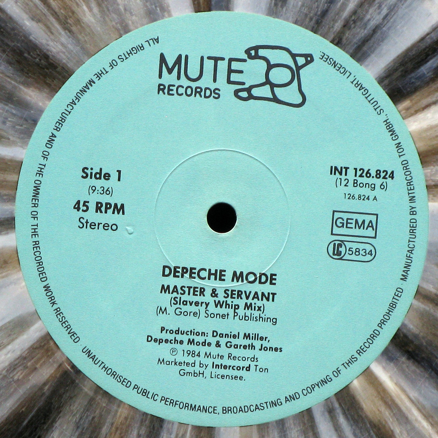 LP Depeche Mode — Master And Servant (Slavery Whip Mix) (coloured vinyl, maxi) фото 3