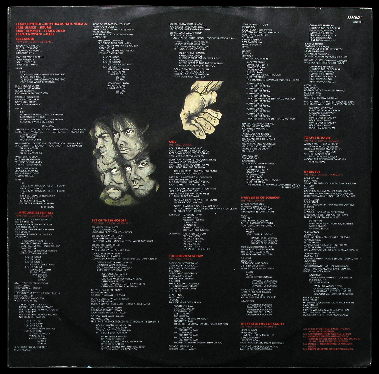 LP Metallica — And Justice For All (2LP) фото 4