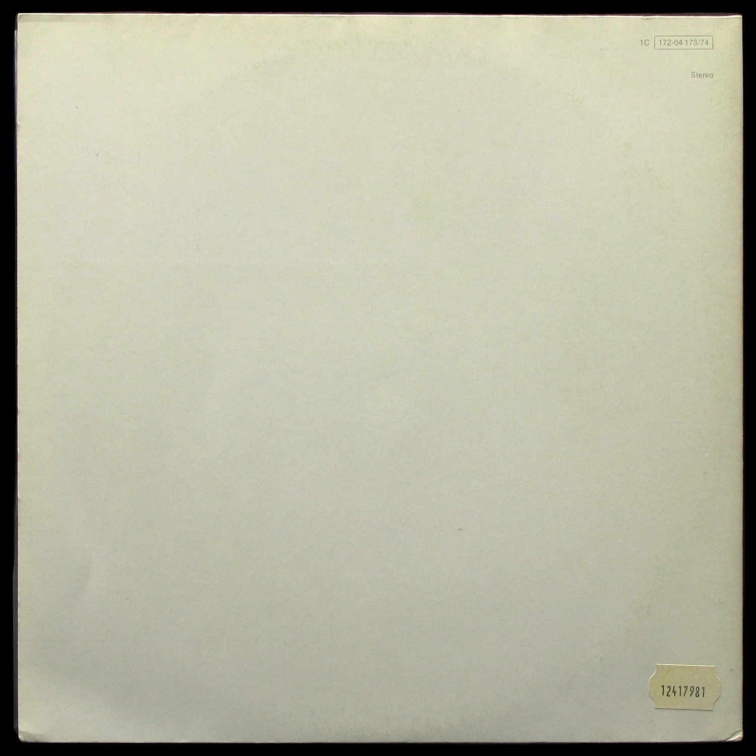 LP Beatles — White Album (2LP,  + poster) фото 2