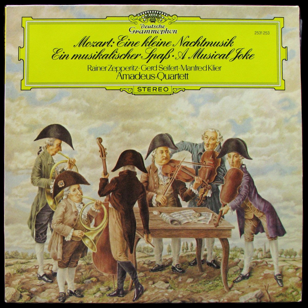 LP Amadeus-Quartett — Mozart: Eine Kleine Nachtmusik / Ein Musikalischer Spass фото