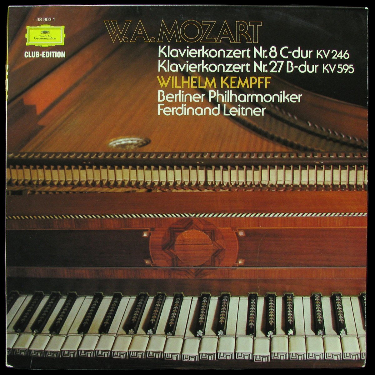 LP Ferdinand Leitner — Mozart: Klavierkonzert Nr. 8 C-dur KV 246 / Nr. 27 B-dur KV 595 фото