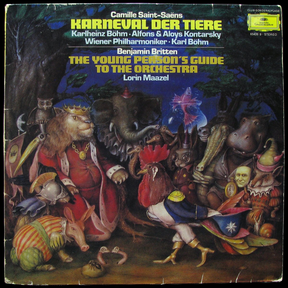 LP Karl Bohm — Karneval Der Tiere / The Young Person's Guide To The Orchestra фото