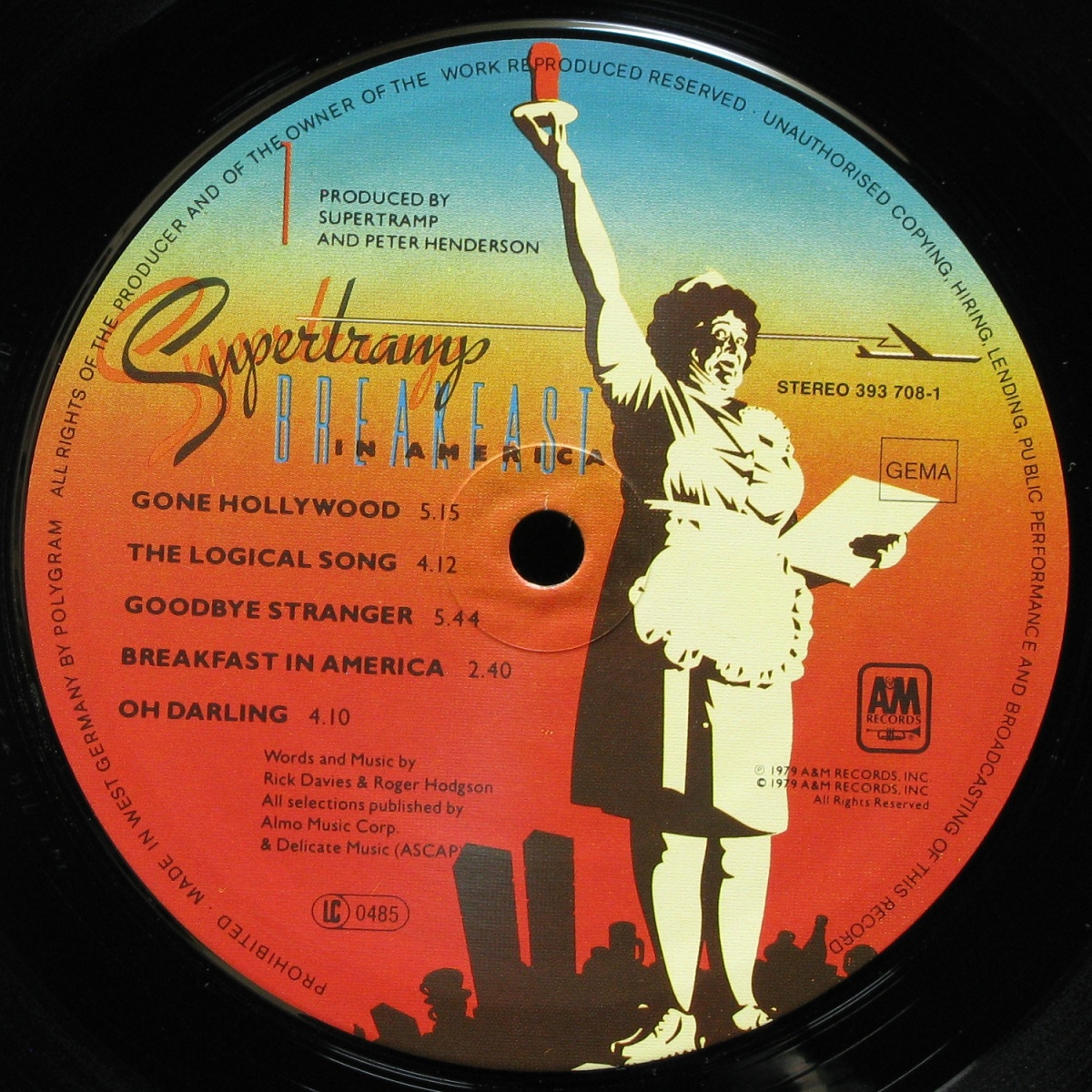 LP Supertramp — Breakfast In America фото 3