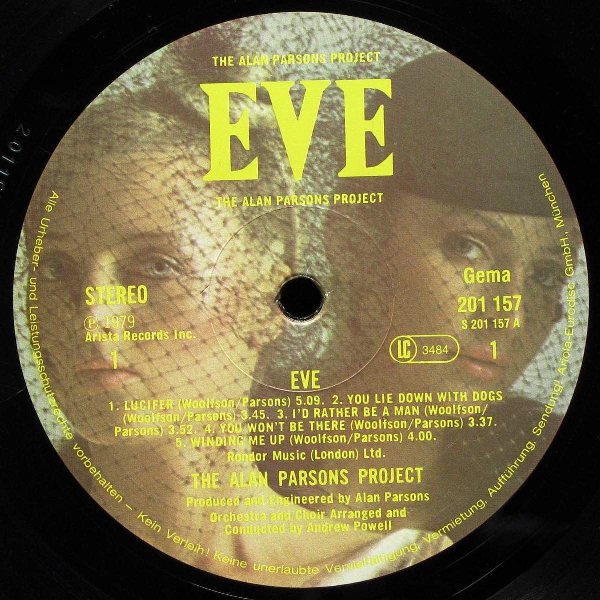 LP Alan Parsons Project — Eve фото 2