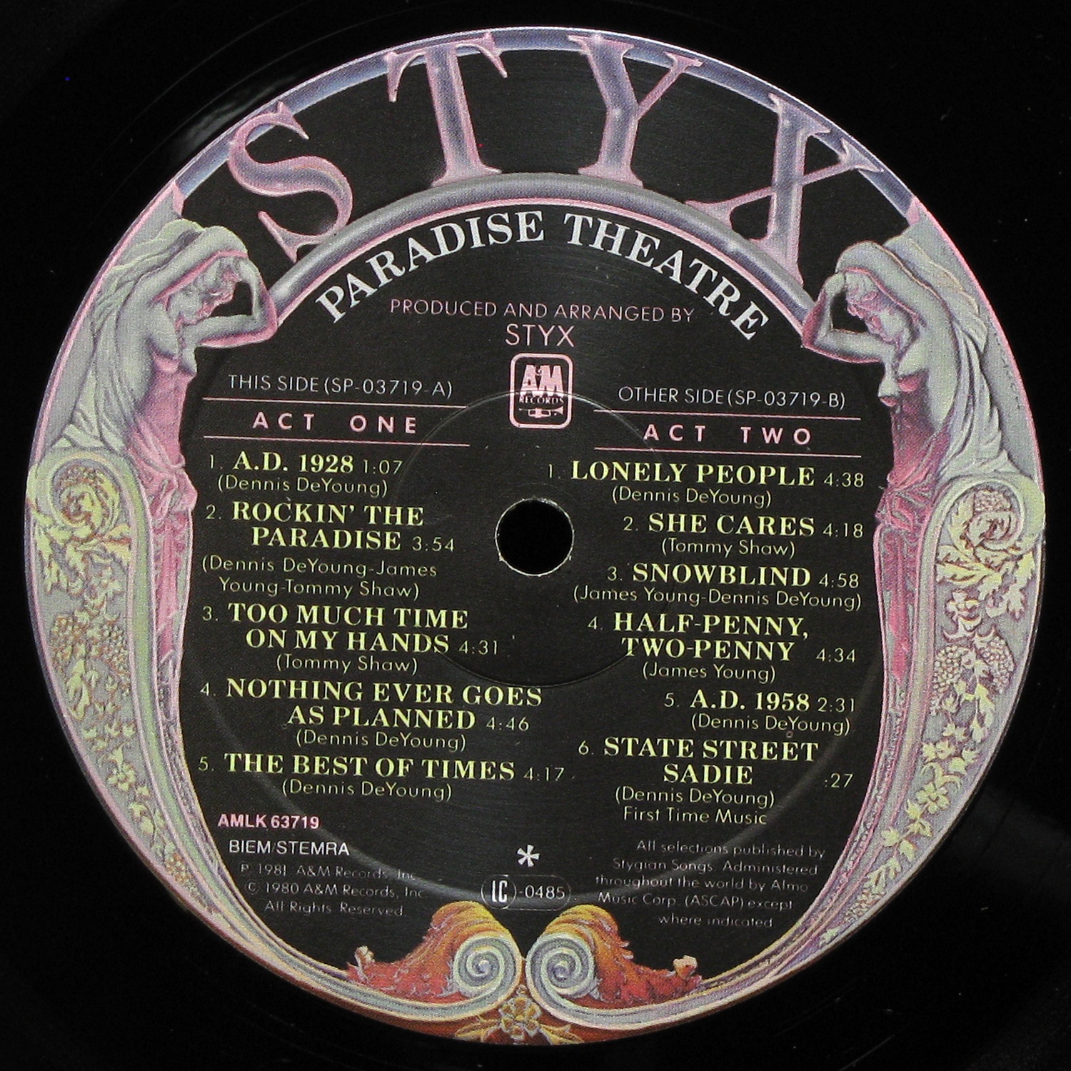 LP Styx — Paradise Theatre фото 2