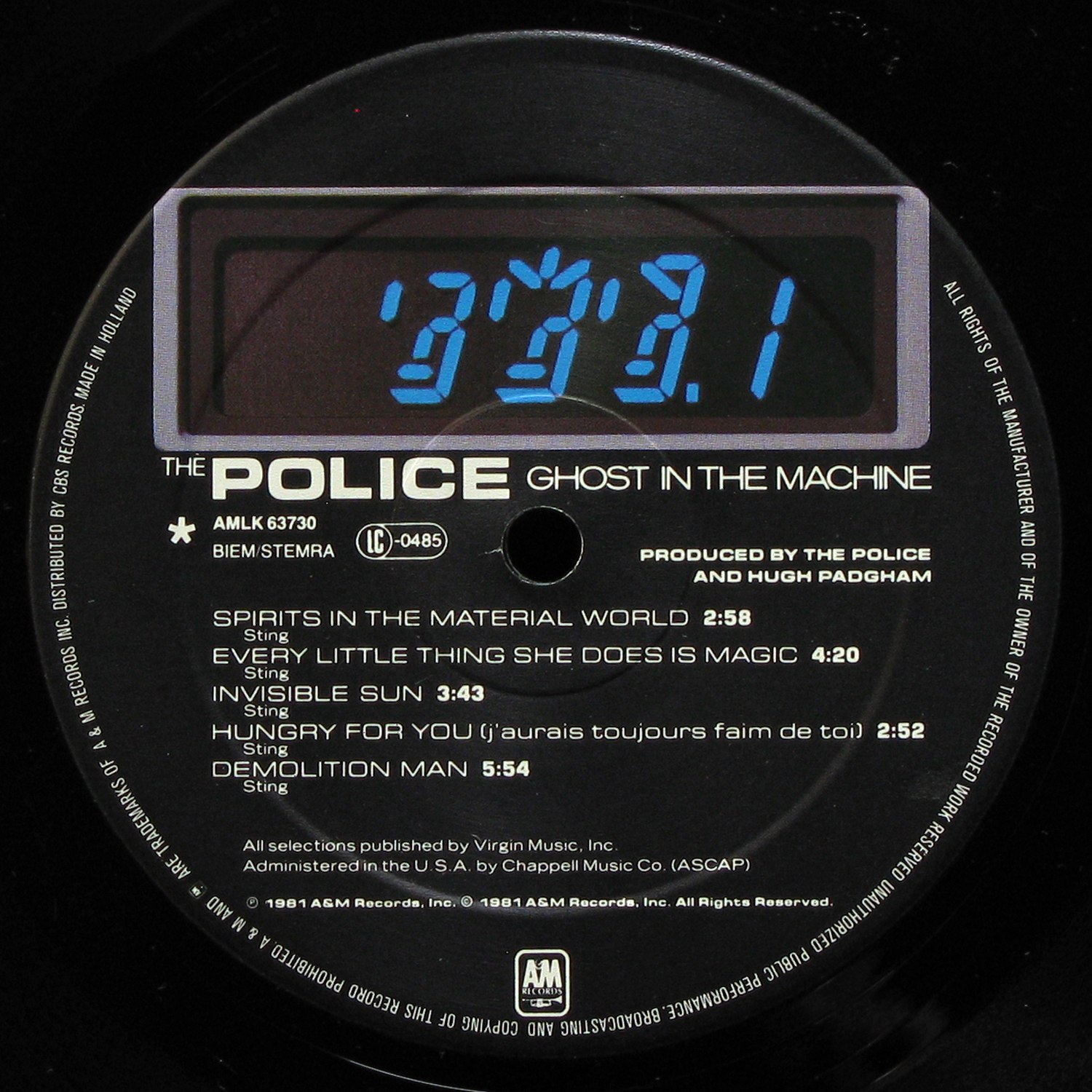 LP Police — Ghost In The Machine фото 2