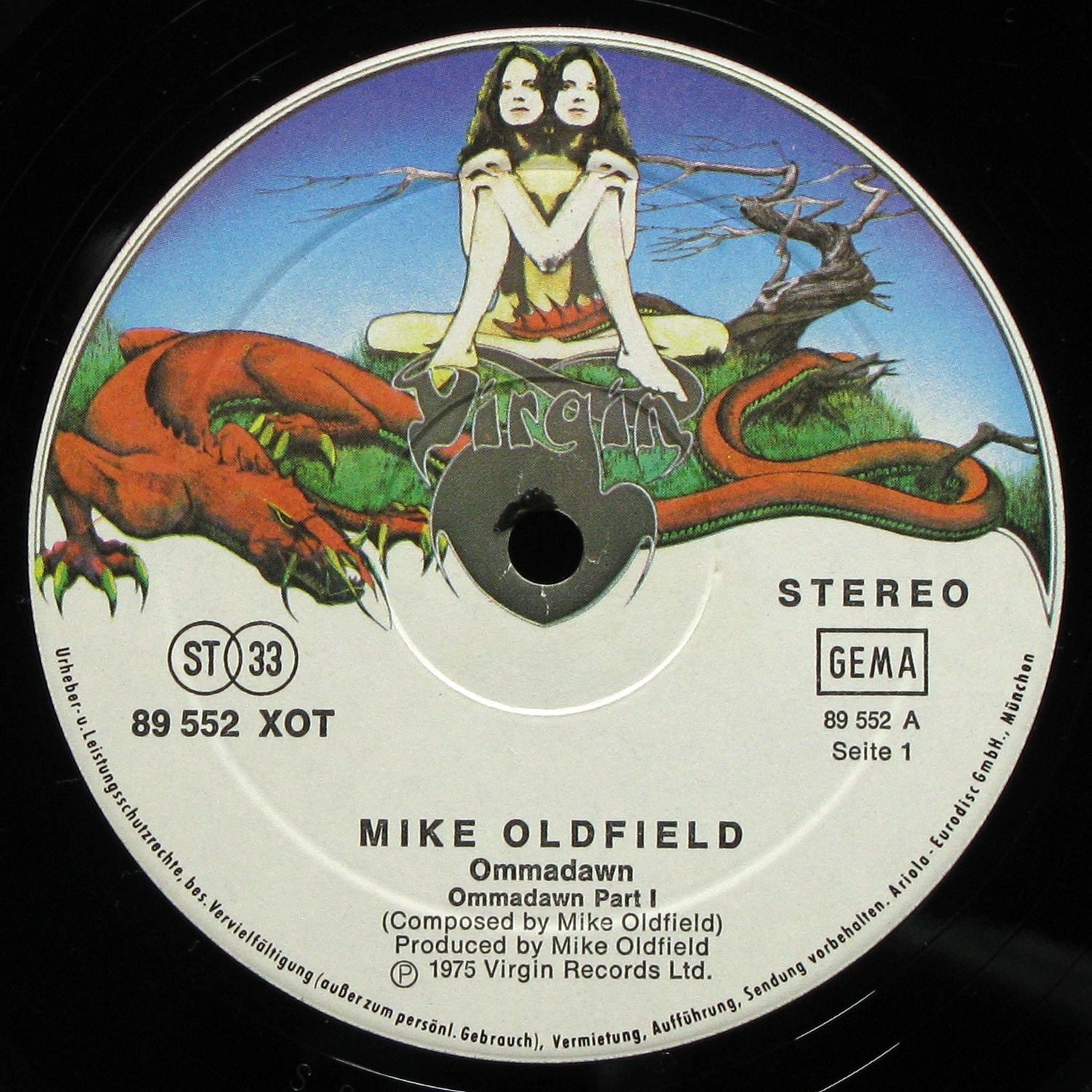 LP Mike Oldfield — Ommadawn фото 2