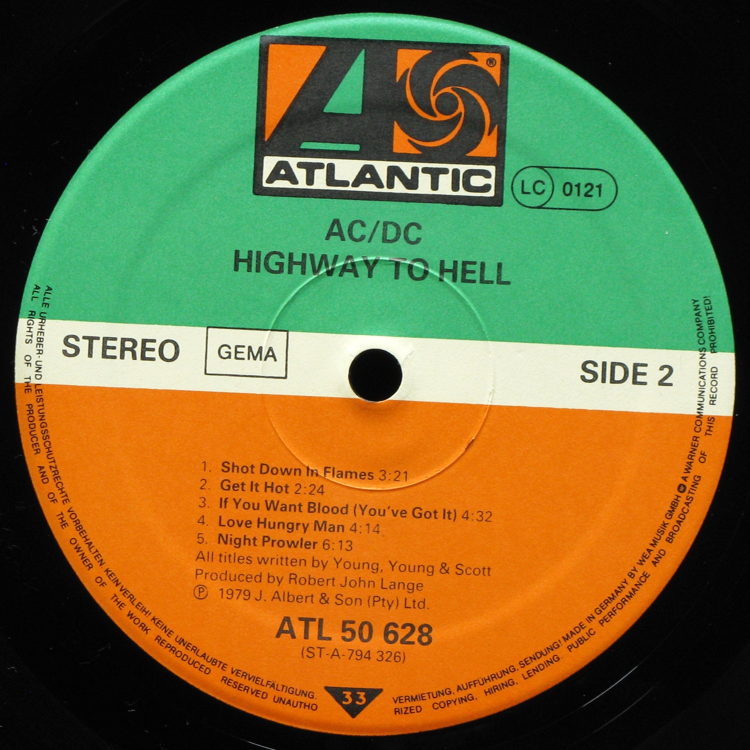 LP AC/DC — Highway To Hell фото 3