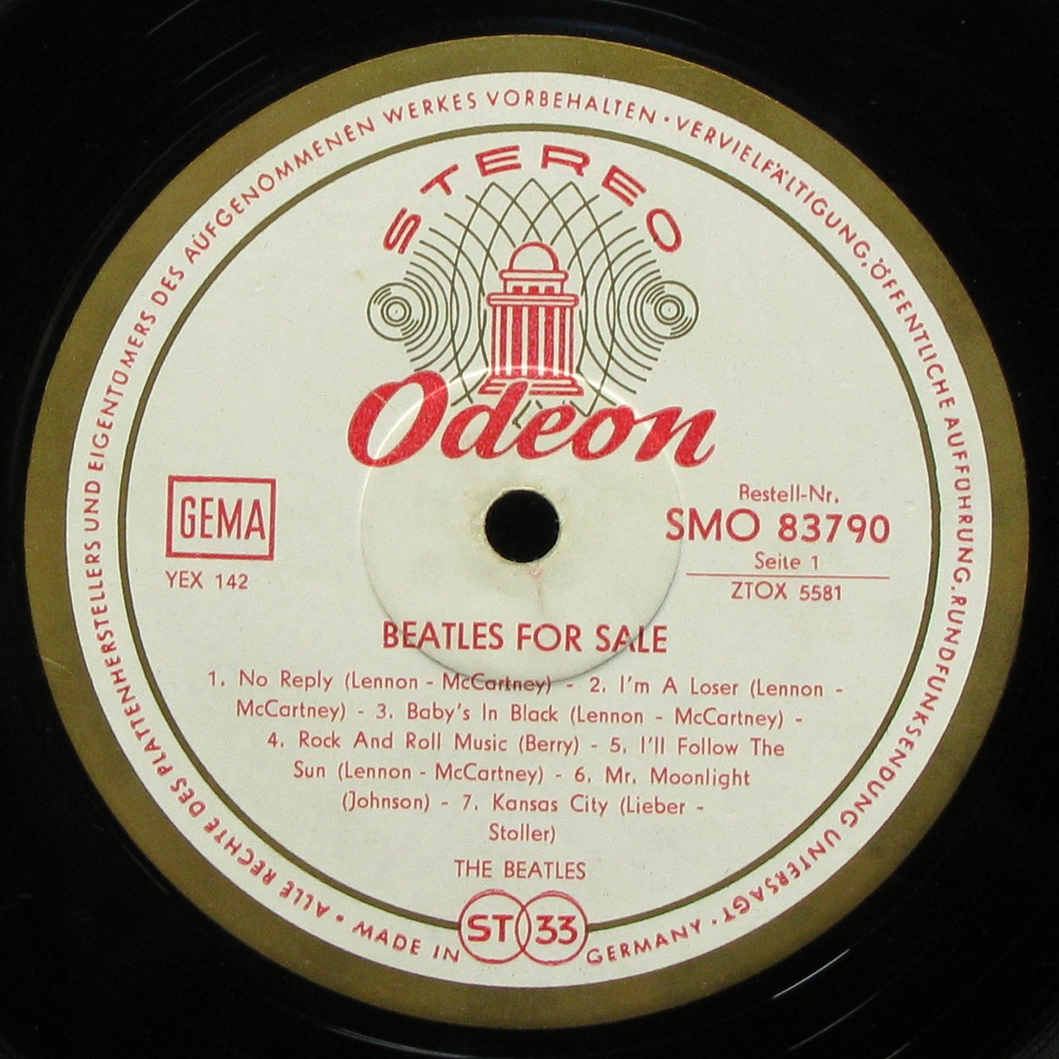 LP Beatles — Beatles For Sale фото 3