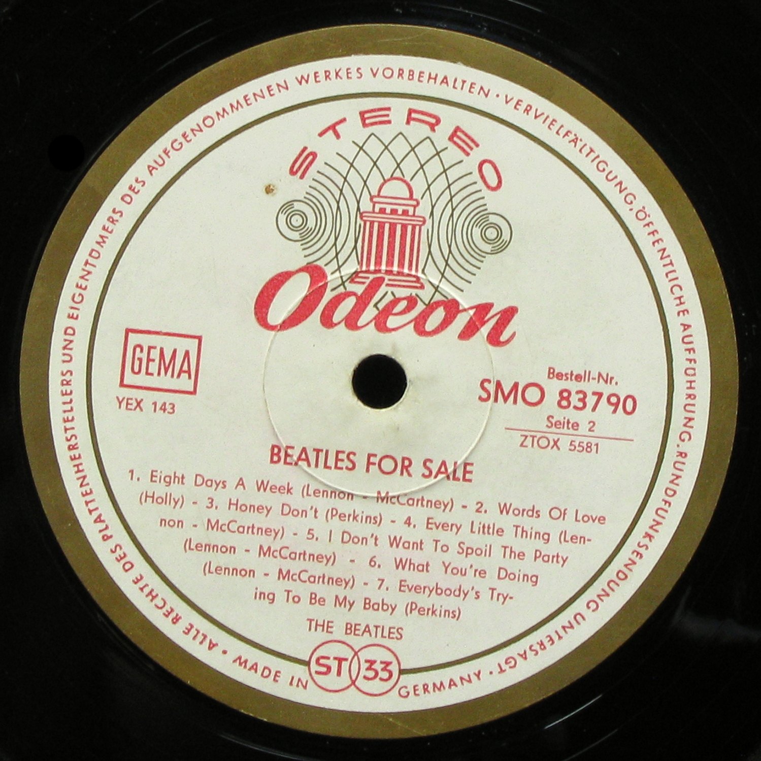 LP Beatles — Beatles For Sale фото 4