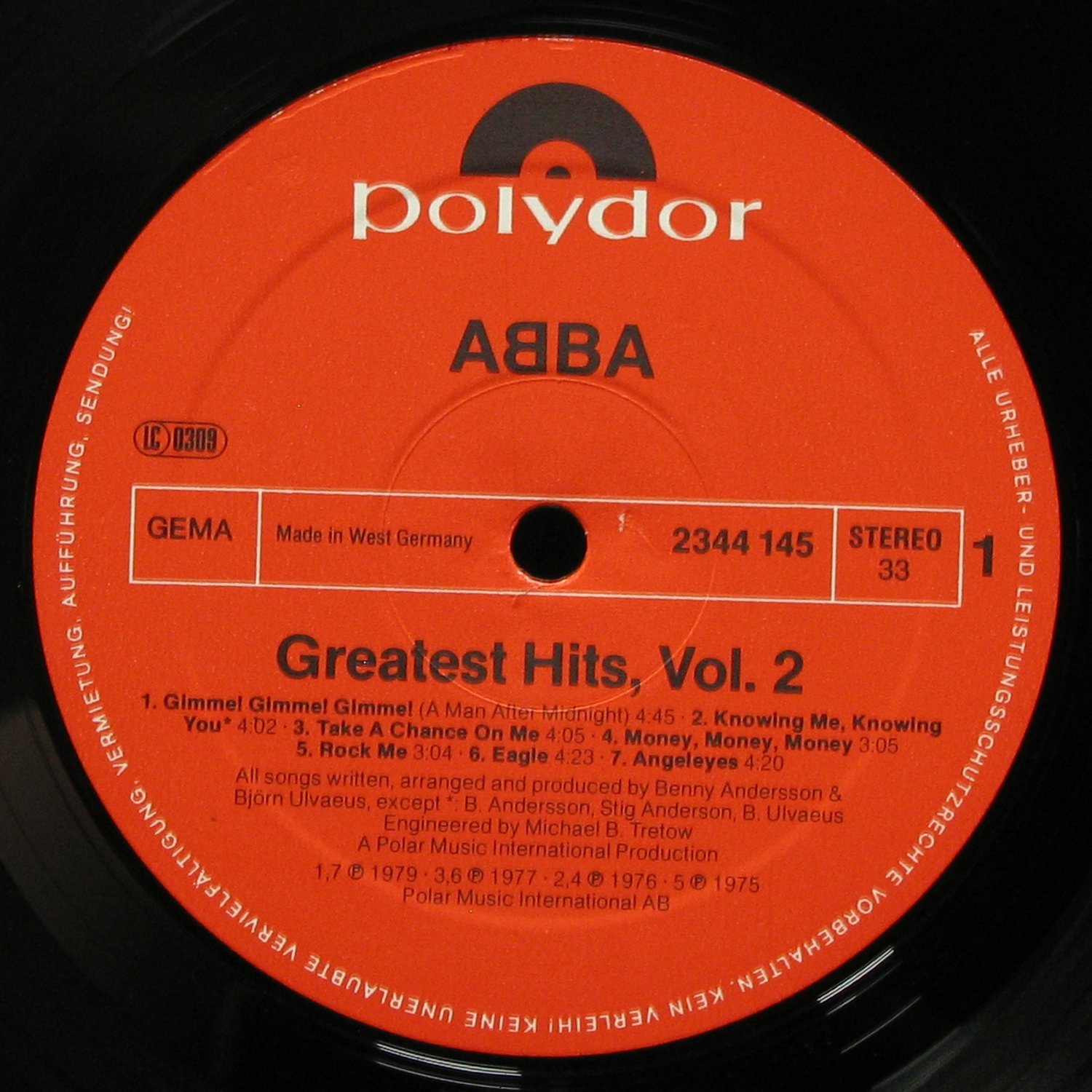 LP Abba — Greatest Hits Vol.2 фото 2