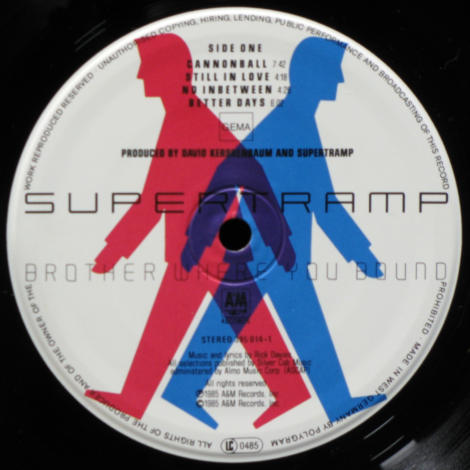 LP Supertramp — Brother Where You Bound фото 3