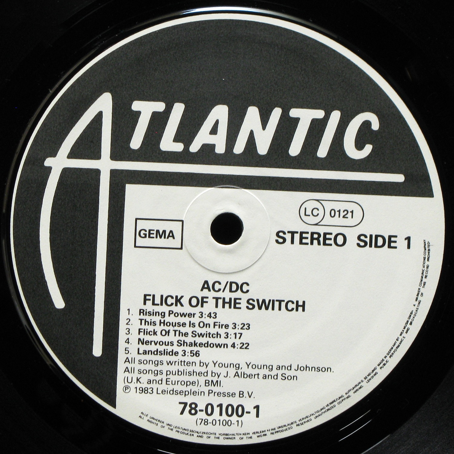 LP AC/DC — Flick Of The Switch фото 2