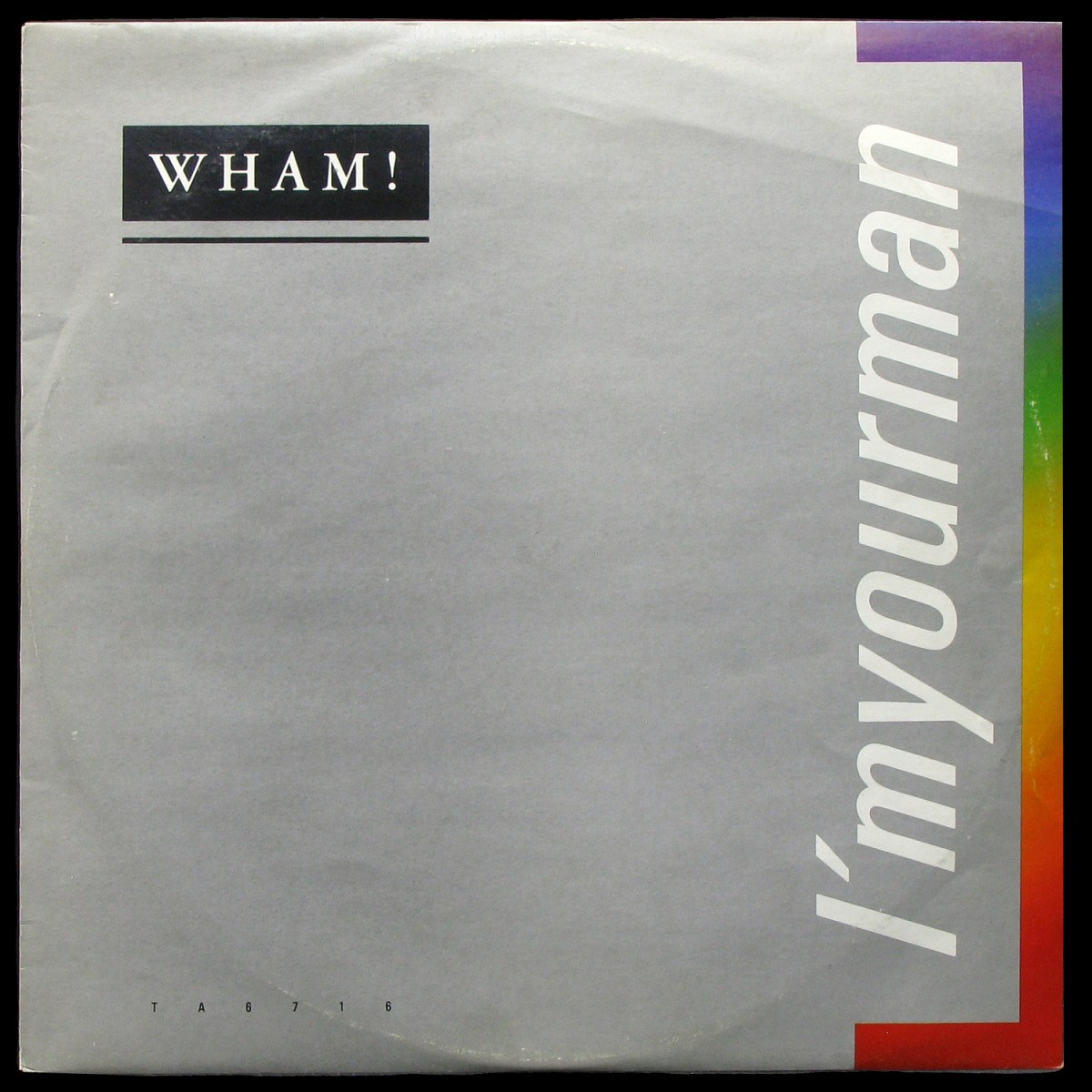 LP Wham! — I'm Your Man (maxi) фото