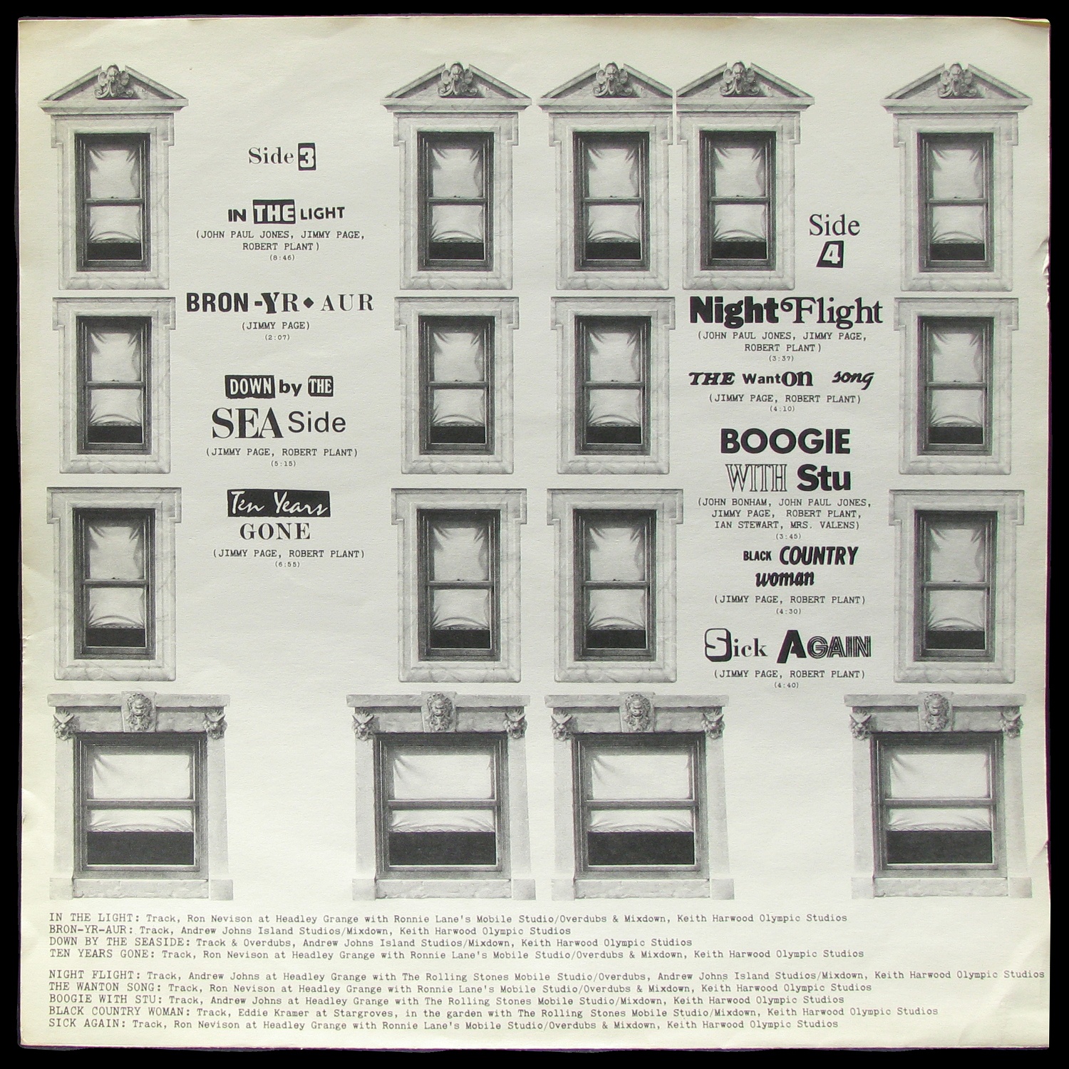 LP Led Zeppelin — Physical Graffiti (2LP) фото 6