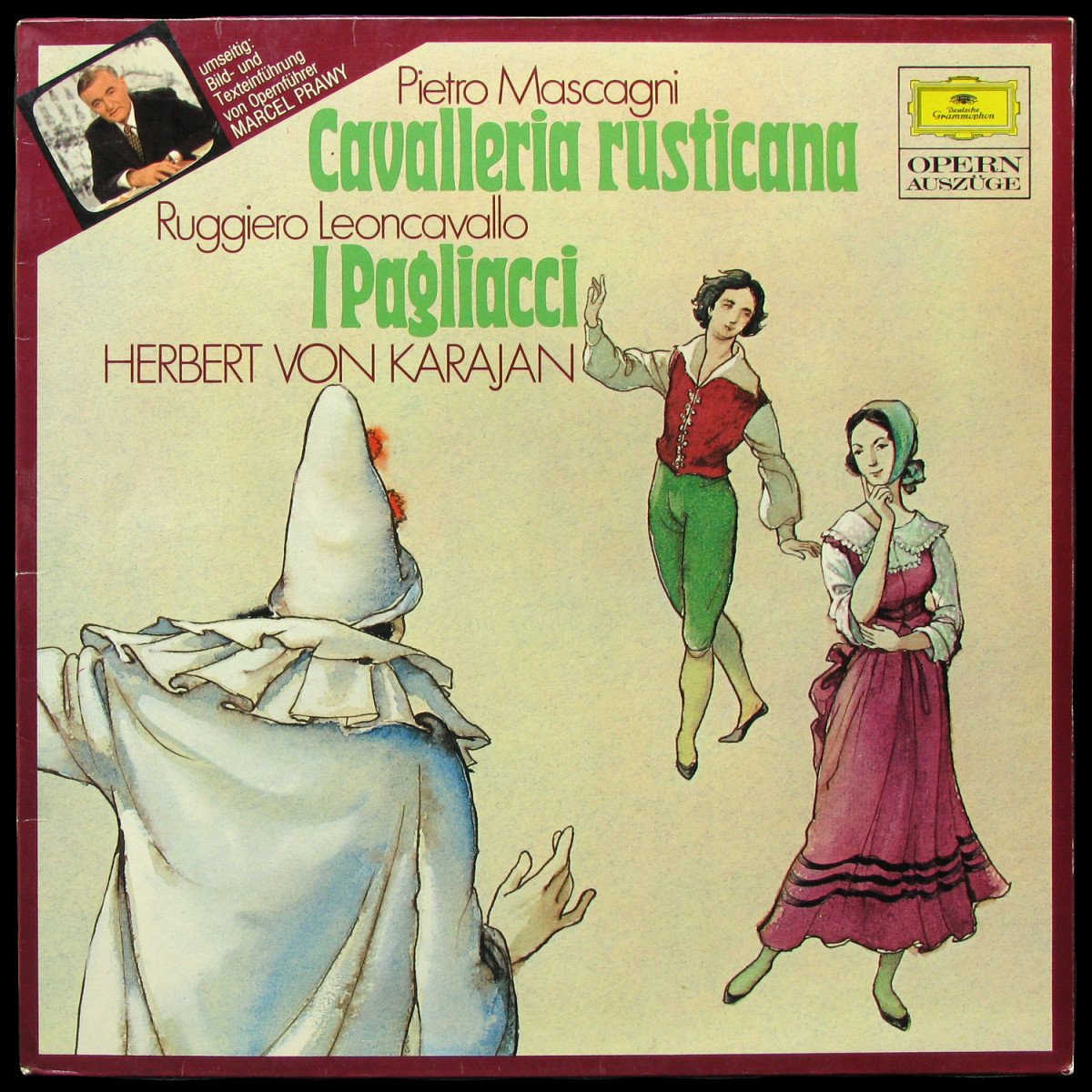 LP Herbert Von Karajan — Mascagni: Cavalleria Rusticana / Leoncavallo: I Pagliacci фото