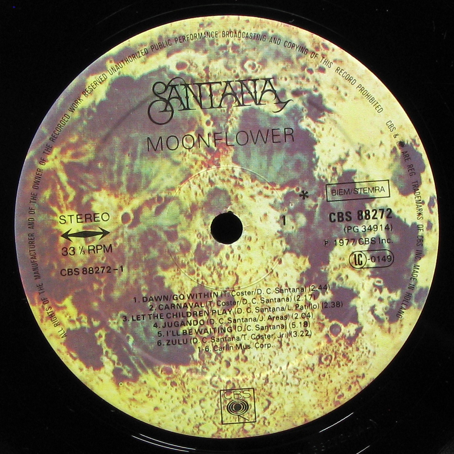 LP Santana — Moonflower (2LP) фото 2