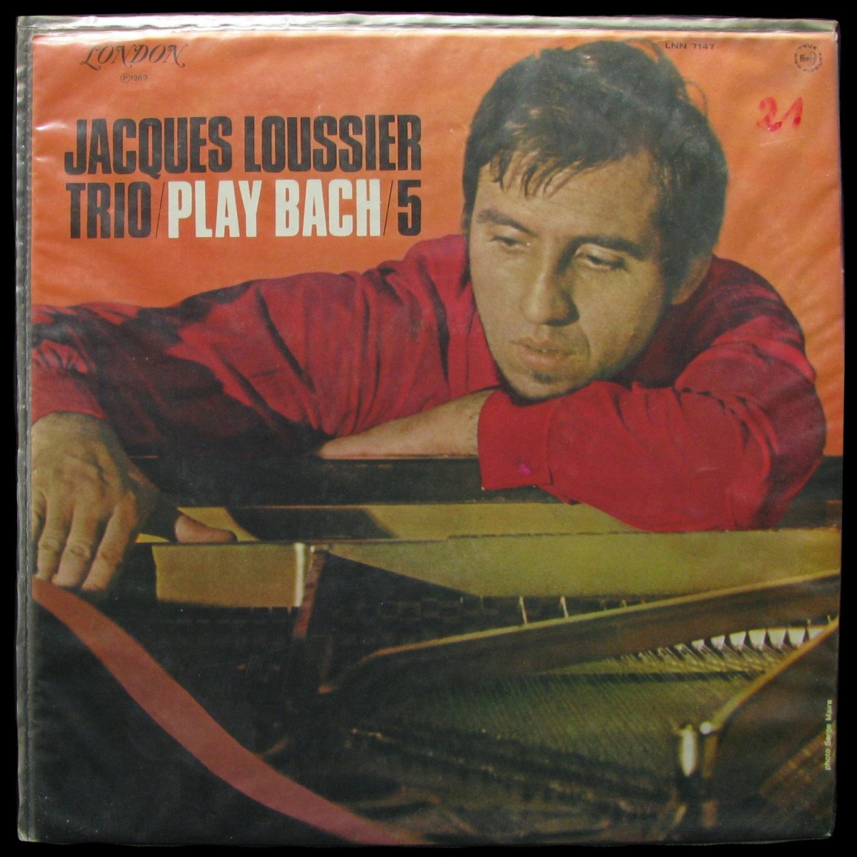 LP Jacques Loussier — Play Bach Vol. 5 фото