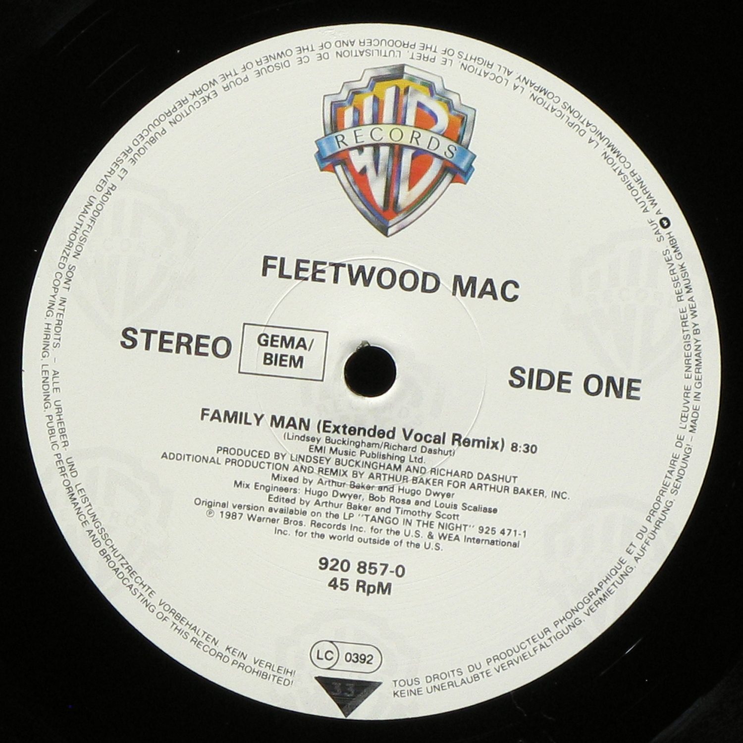 LP Fleetwood Mac — Family Man (maxi) фото 2