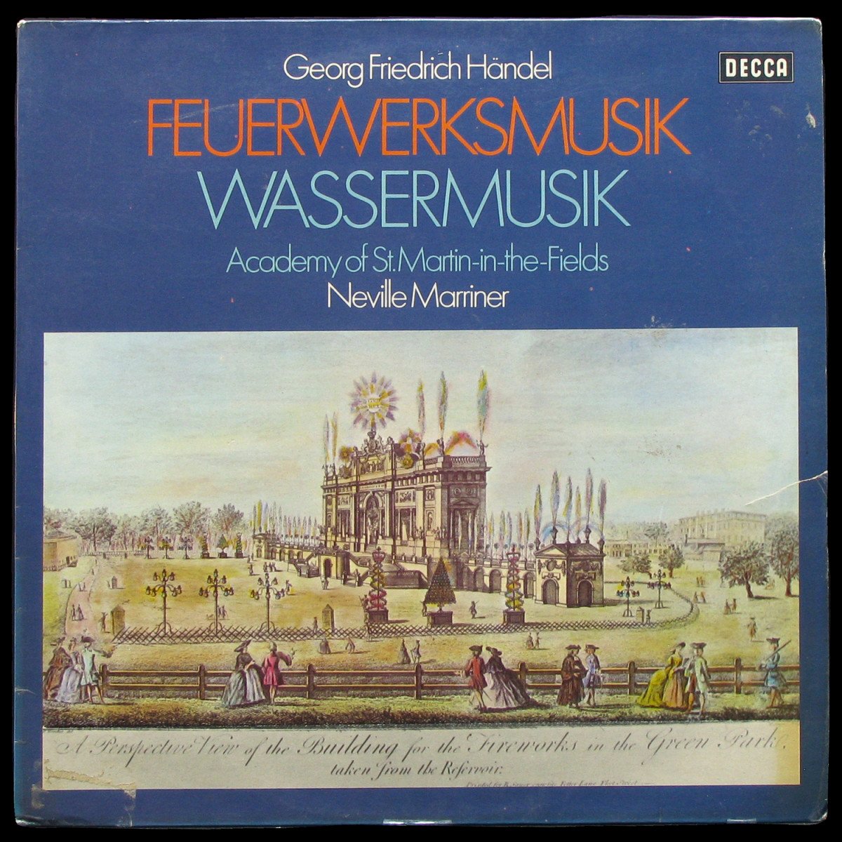 LP Neville Marriner — Handel: Feuerwerksmusik / Wassermusik фото