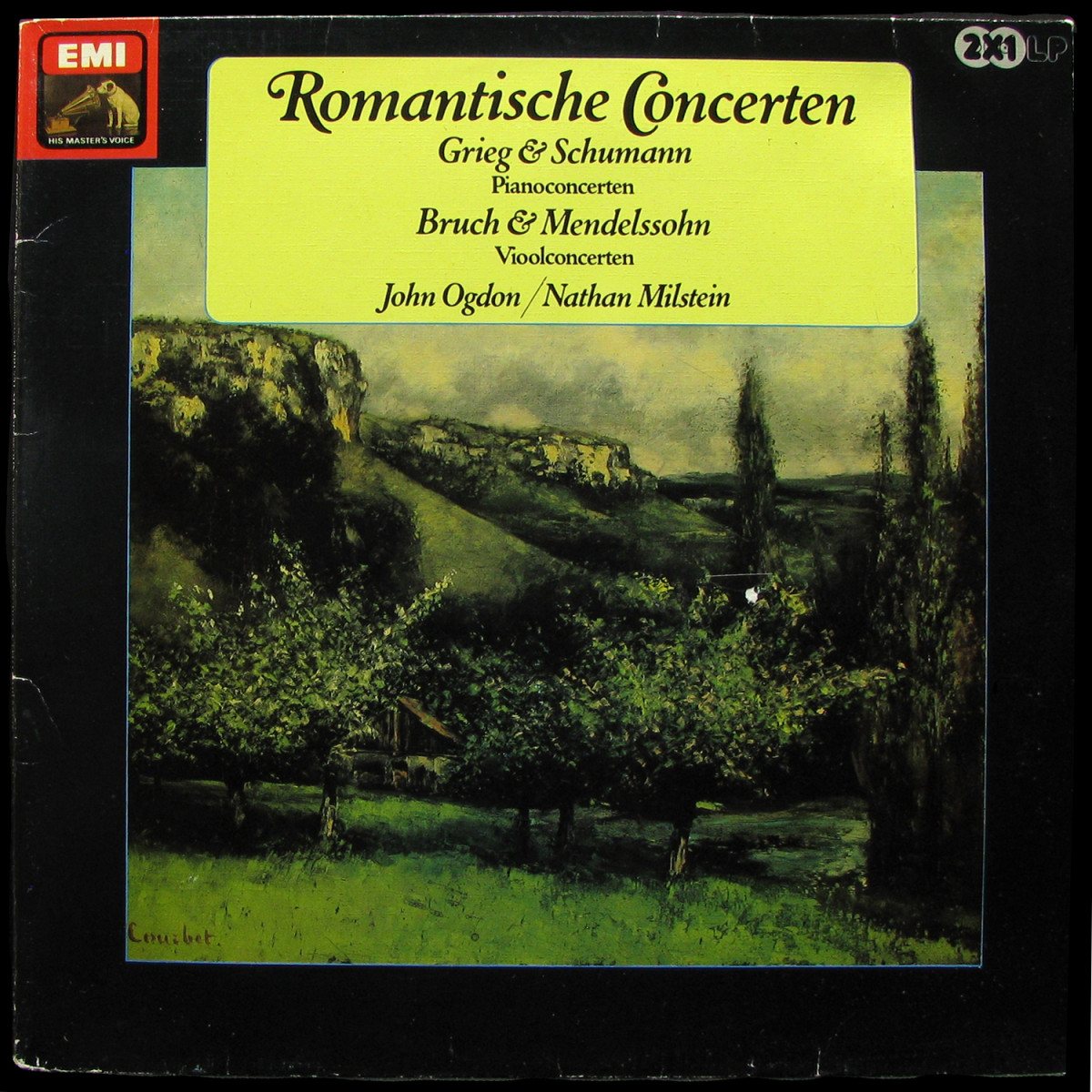 LP John Ogdon — Romantische Concerten: Grieg / Schumann / Bruch / Mendelssohn (2LP) фото