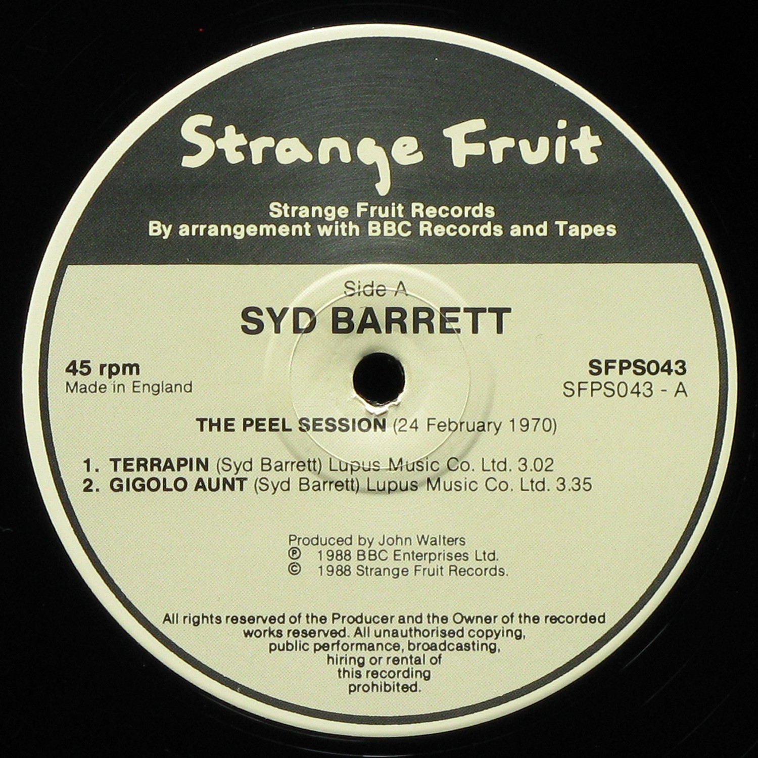 LP Syd Barrett — Peel Sessions (maxi) фото 3