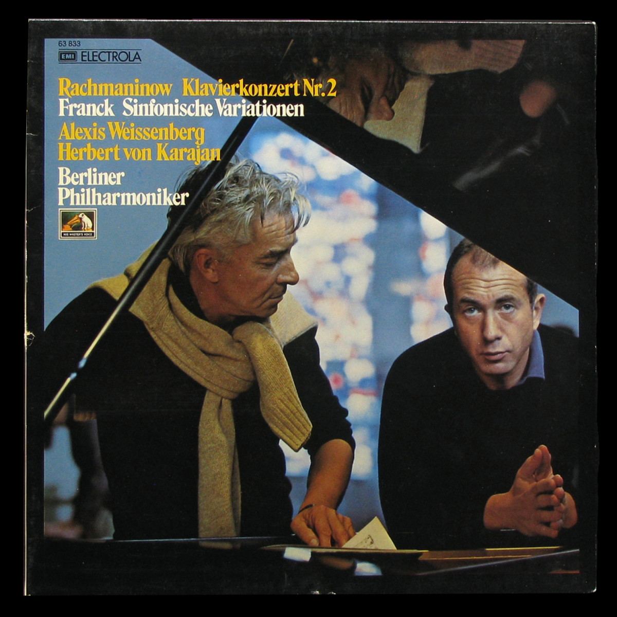 LP Herbert Von Karajan — Rachmaninow: Klavierkonzert Nr. 2 / Franck: Sinfonische Variationen (club edition) фото