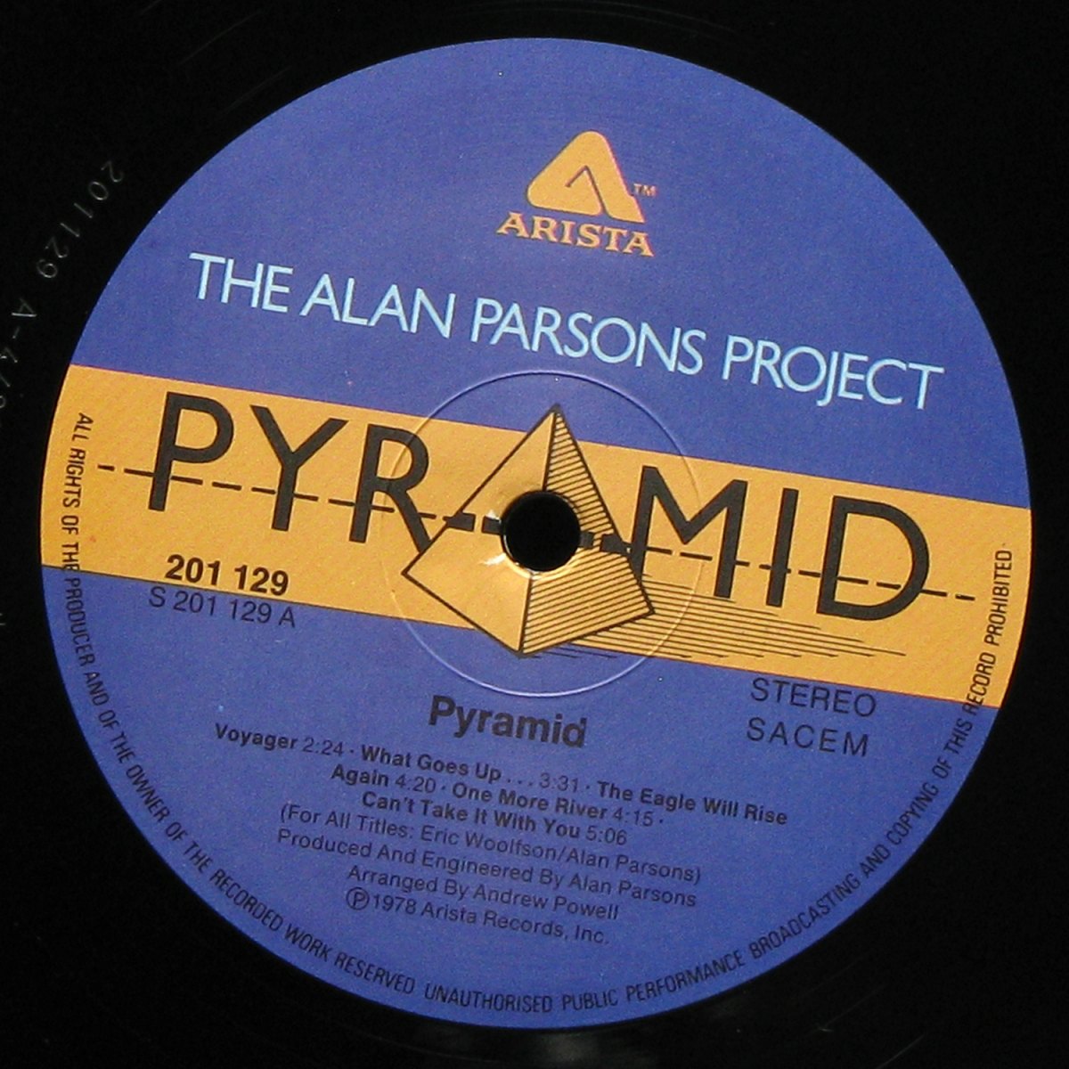 LP Alan Parsons Project — Pyramid фото 2