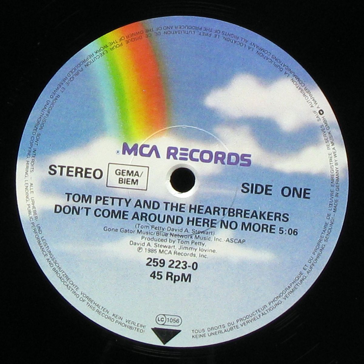 LP Tom Petty — Don't Come Around Here No More (maxi) фото 2