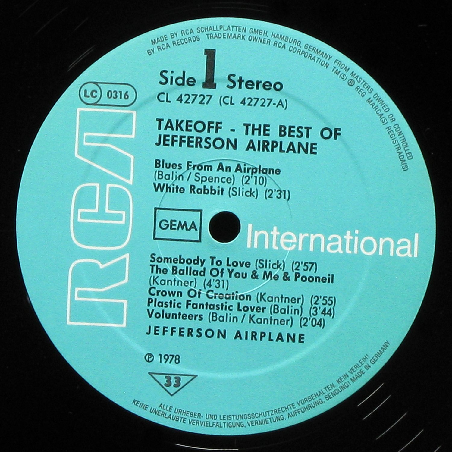 LP Jefferson Airplane — Best Of Jefferson Airplane фото 3