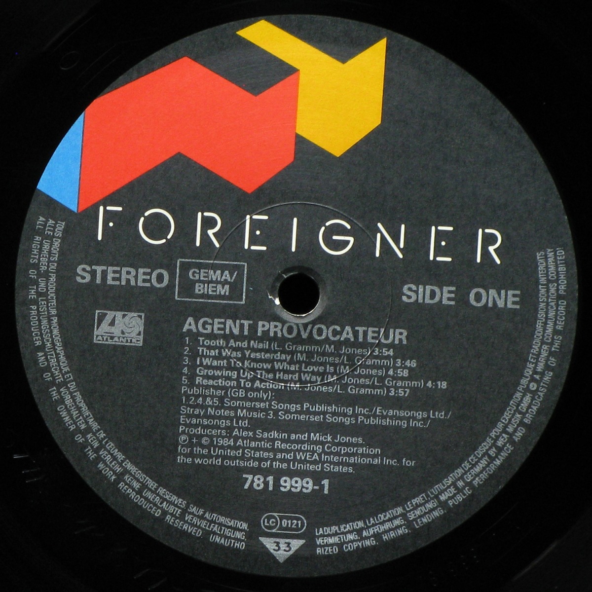 LP Foreigner — Agent Provocateur фото 2