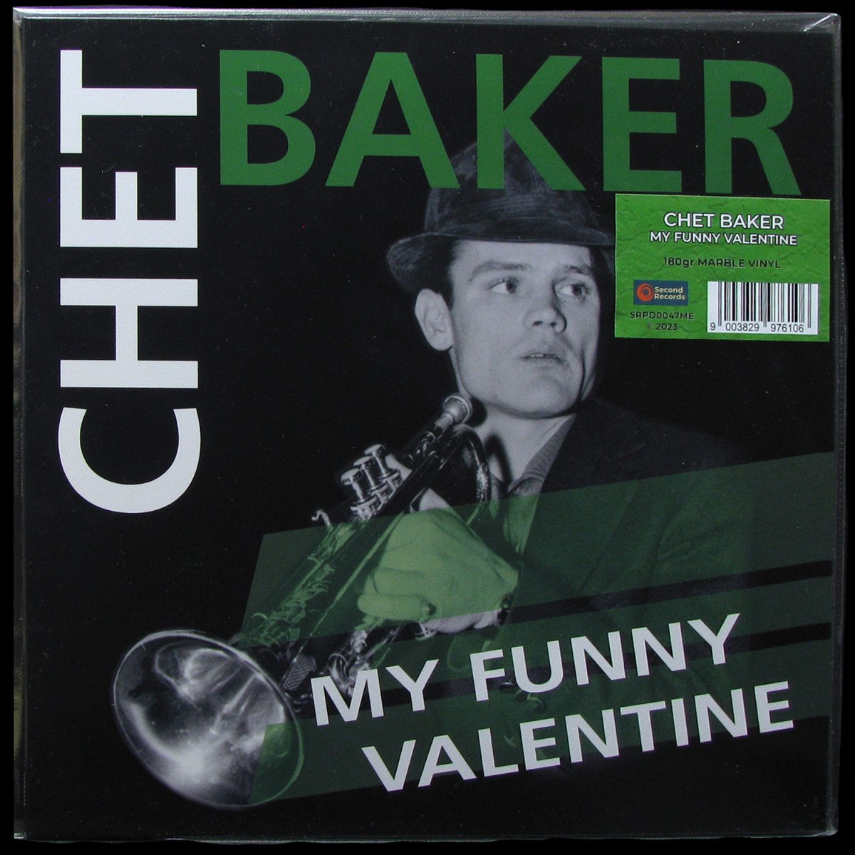 LP Chet Baker — My Funny Valentine ( green marble vinyl) фото