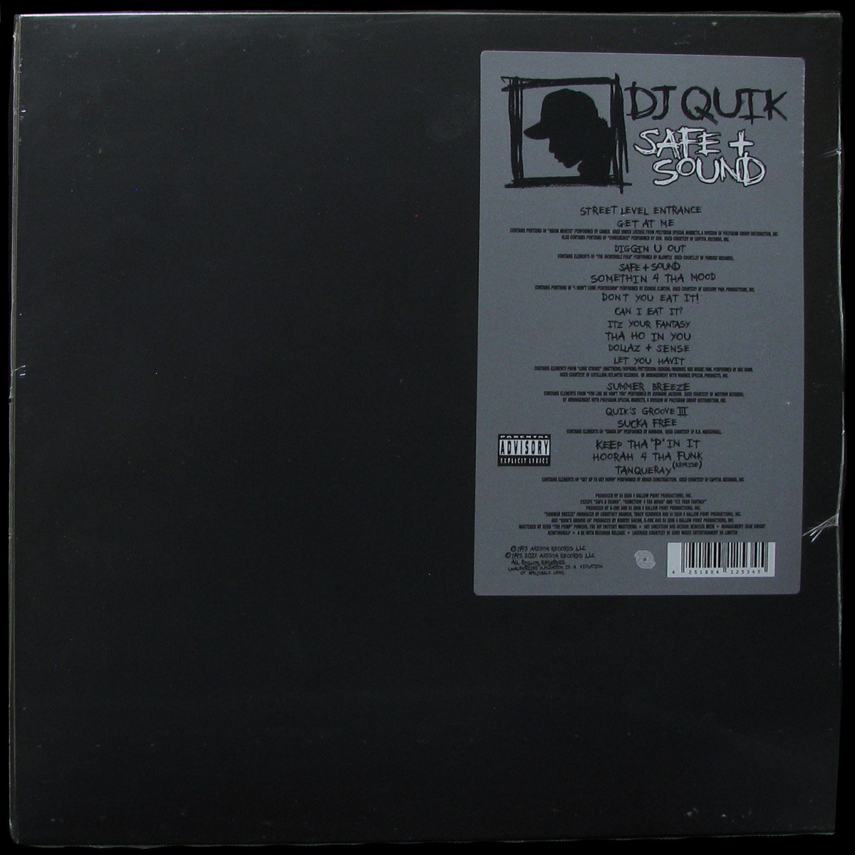 LP DJ Quik — Safe + Sound (2LP) фото