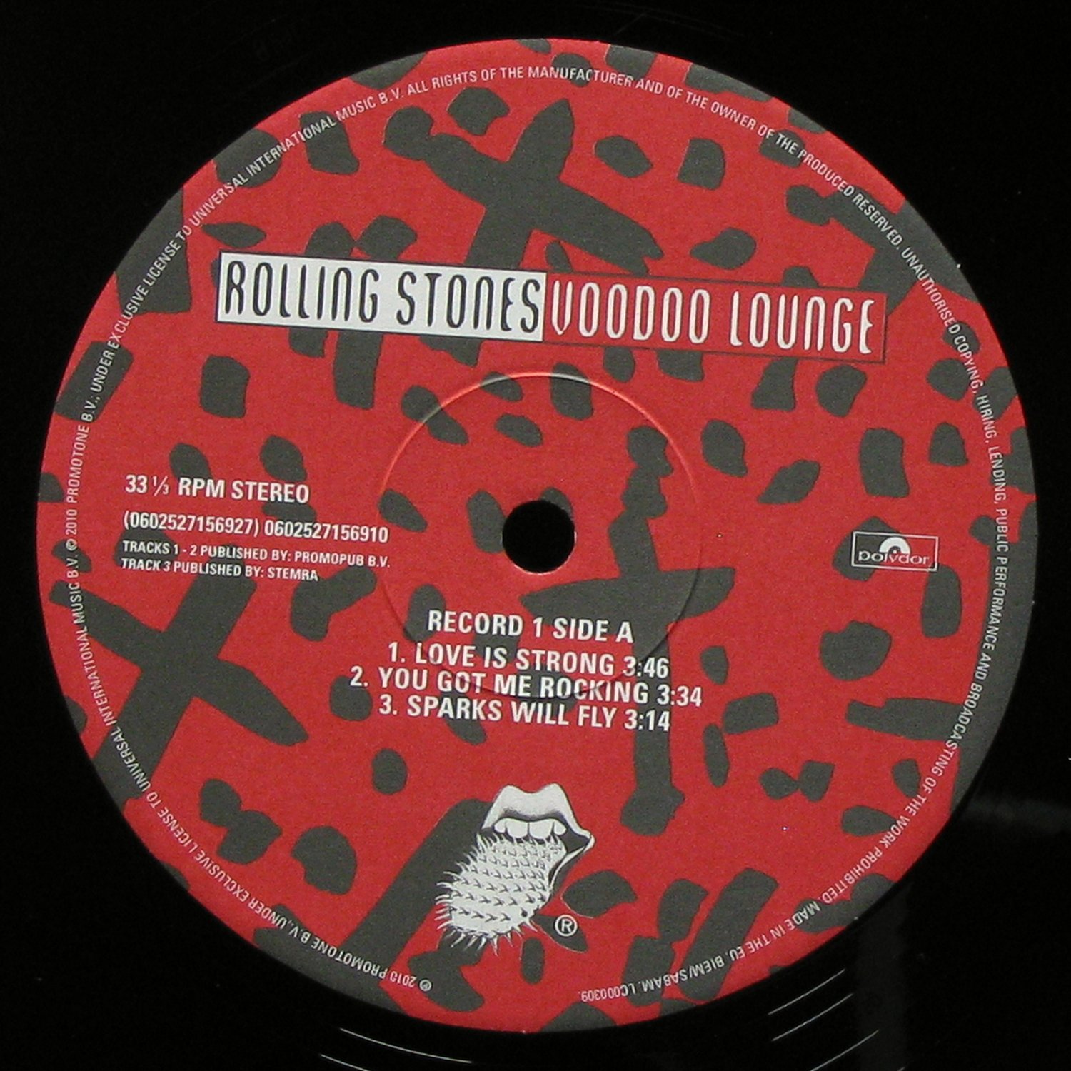 LP Rolling Stones — Voodoo Lounge (2LP) фото 11