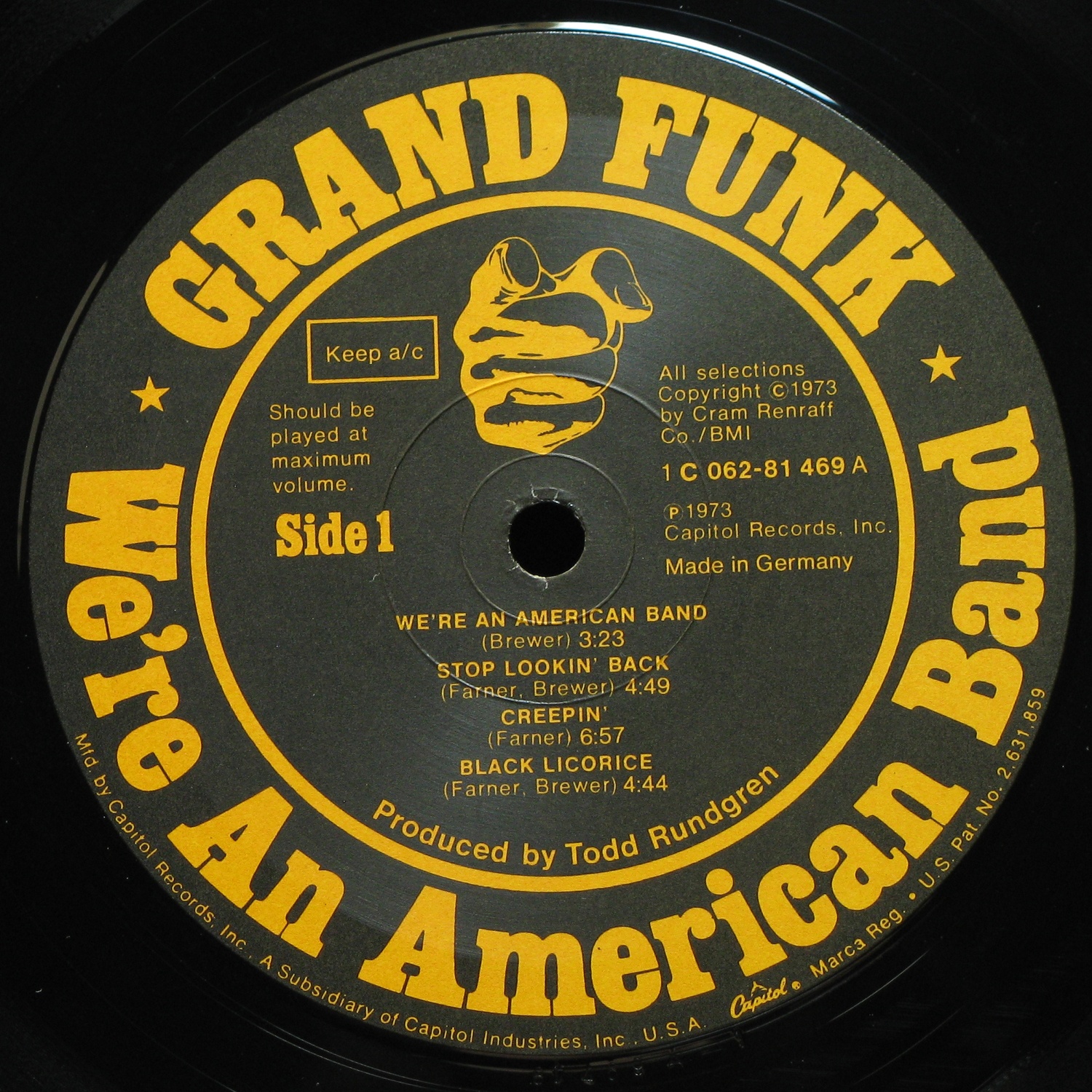 LP Grand Funk — We're An American Band фото 2