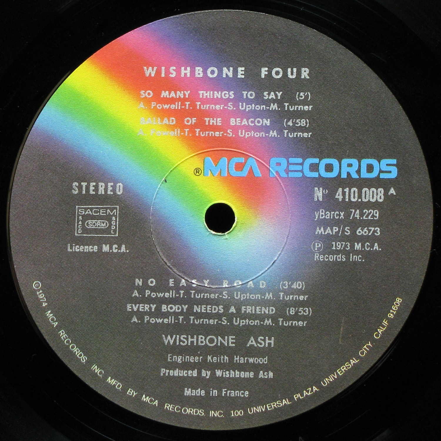 LP Wishbone Ash — Wishbone Four фото 2