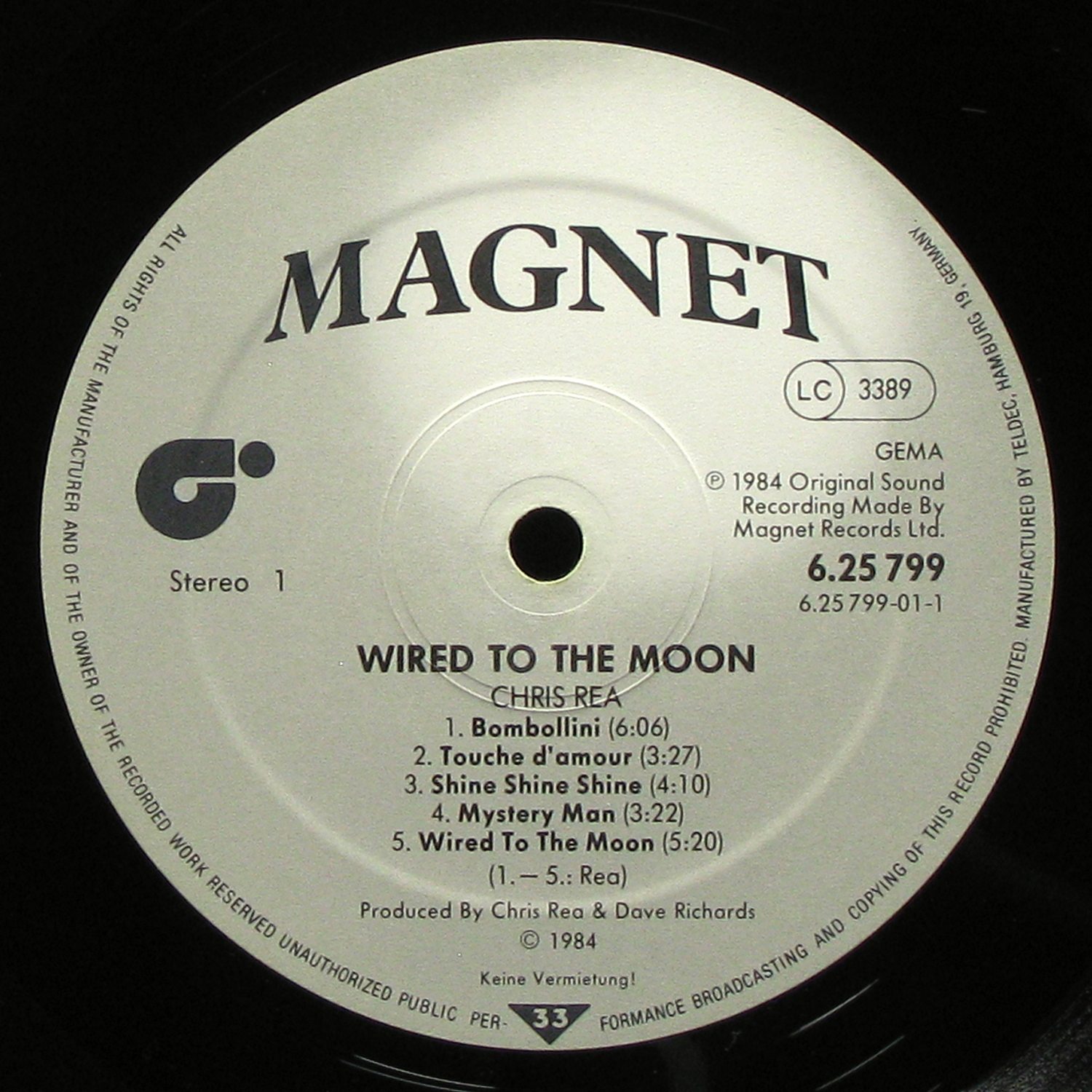 LP Chris Rea — Wired To The Moon фото 2