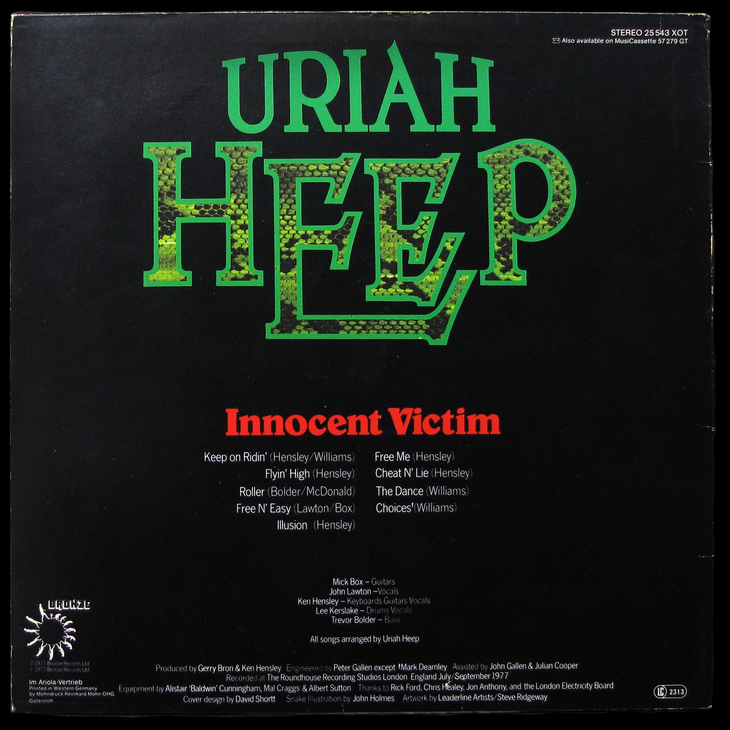 LP Uriah Heep — Innocent Victim фото 3