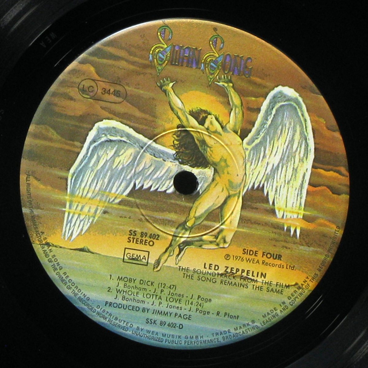 LP Led Zeppelin — Soundtrack From The Film The Song Remains The Same (2LP,  coverbooklet) фото 8