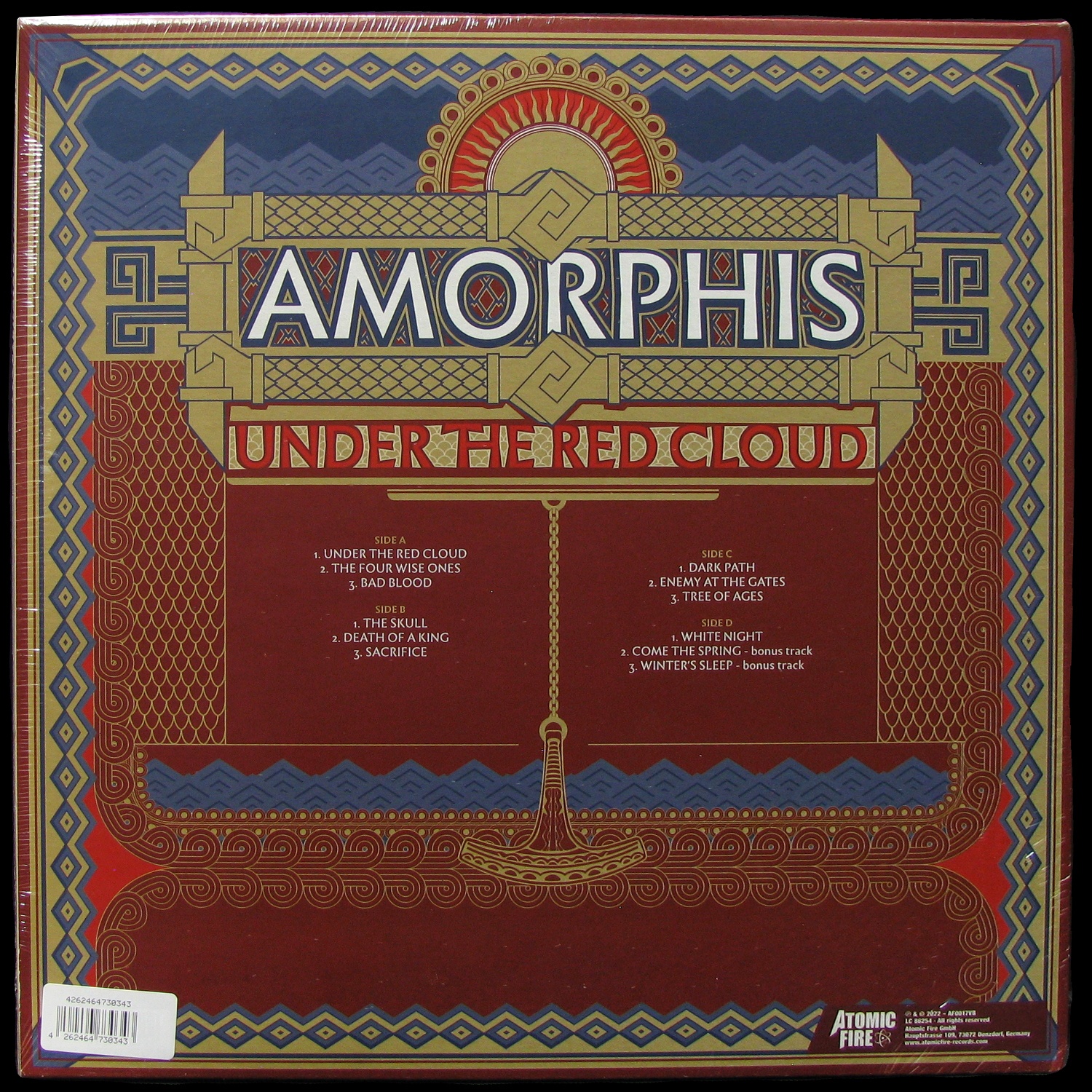 LP Amorphis — Under The Red Cloud (2LP) фото 2