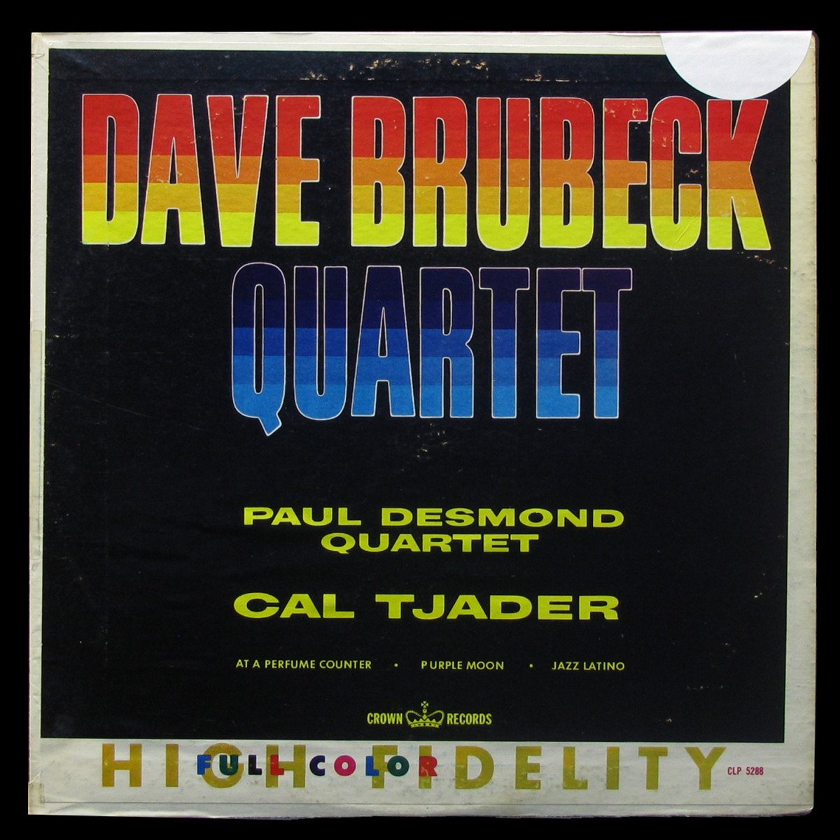 LP Dave Brubeck — Dave Brubeck Quartet, Paul Desmond Quartet, Cal Tjader (mono) фото