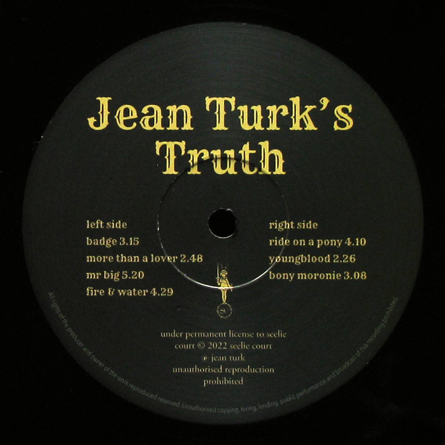 LP Jean Turk's Truth — Live In Northampton 1976 фото 3