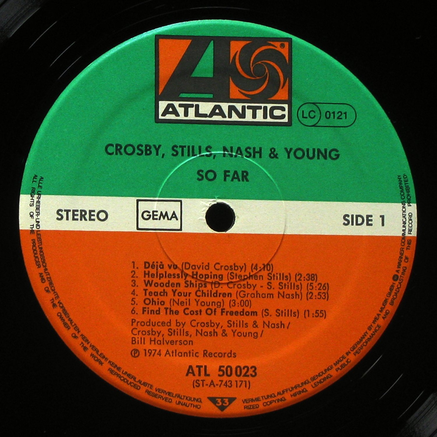 LP Crosby, Stills, Nash & Young — So Far фото 3