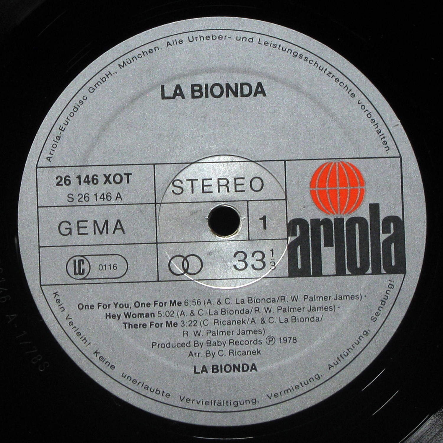 LP La Bionda — La Bionda фото 3