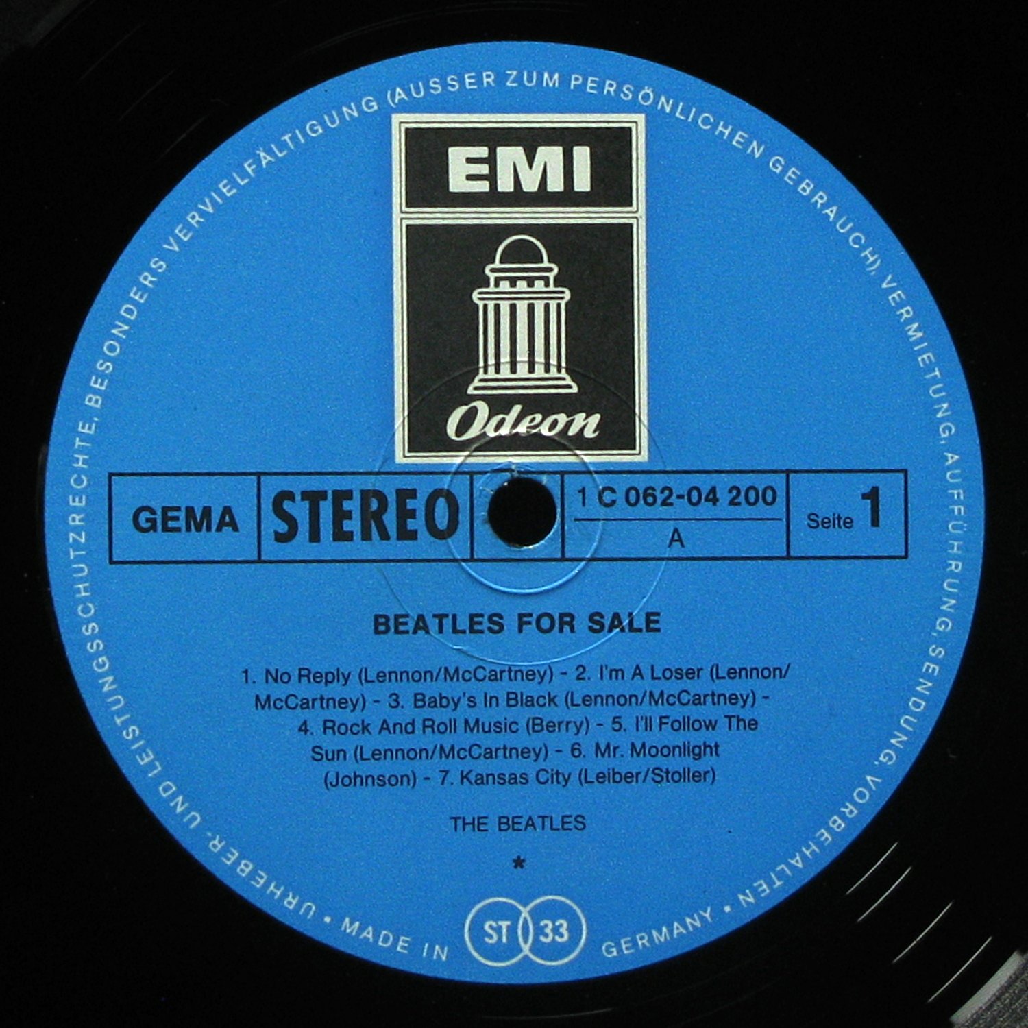 LP Beatles — Beatles For Sale фото 3